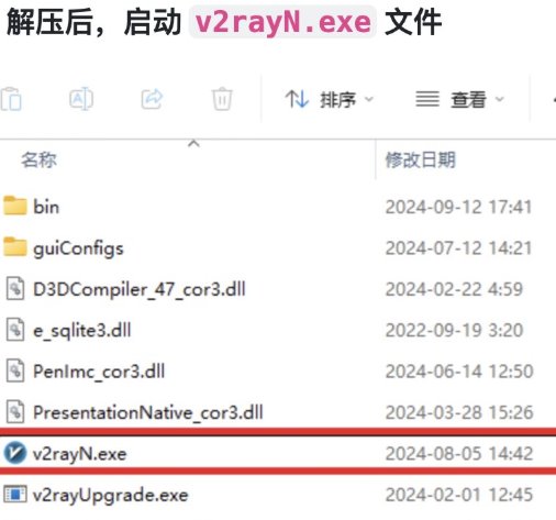 解压运行v2rayN